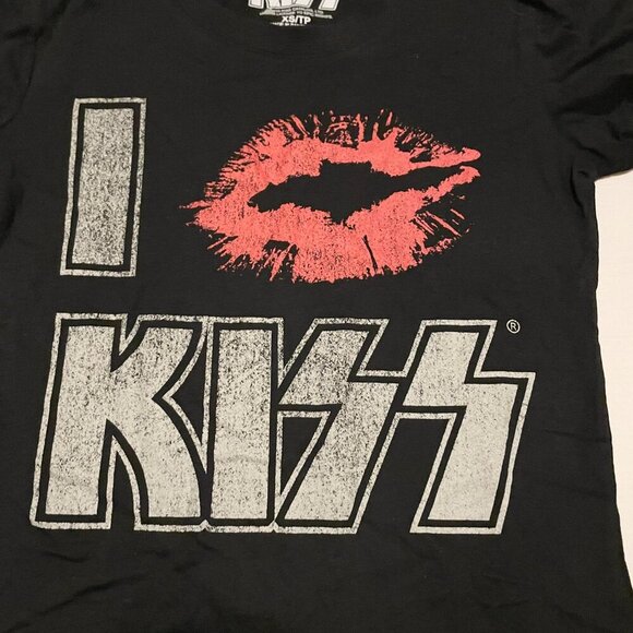 2018 Kiss Band Tee Kids Girls Size XS Shirt - Picture 2 of 15